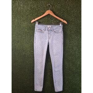 Tommy Jeans Women's Monogram Logo Skinny Jeans Light Wash Size 0 / W25 L26